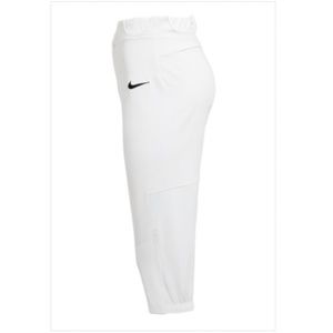 NWT NIKE SOFTBALL VAPOR PRIME PANTS - WHITE SMALL S